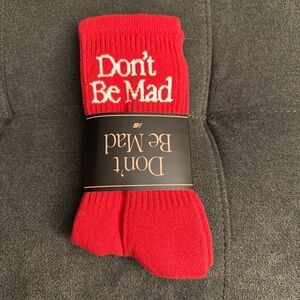 Joefreshgoods Don’t be Mad Socks OS NEW